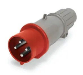 Ip44 Plug 20A  480Vac  2P 3W  Splashproof 1