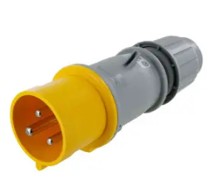 Ip44 Plug 30A  125Vac  2P 3W  Splashproof 1