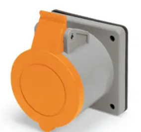 Ip44 Receptacle 20A  125/250Vac  3P 4W  Splashproof 1