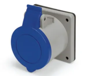Ip44 Receptacle 20A  250Vac  2P 3W  Splashproof Electrical Socket 1