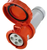 Ip67 Connector 100A  125/250Vac  3P 4W  Watertight 1