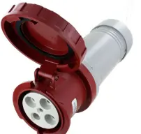 Ip67 Connector 100A  3Phase 480Vac  3P 4W  Watertight 1