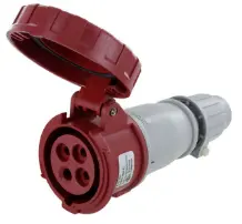 Ip67 Connector 60A  3Phase Delta 277/480  4P 5W  Watertight 1