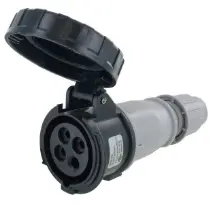 Ip67 Connector 60A  3Phase 600Vac  3P 4W  Watertight 1