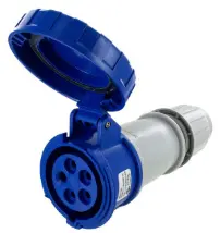 Ip67 Connector 20A  3Phase Delta 250Vac  3P 4W  Watertight 1