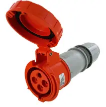 Ip67 Connector 30A  125/250Vac  3P 4W  Watertight 1