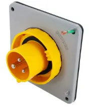 Ip67 Inlet 60A  125Vac  2P 3W  Watertight 1