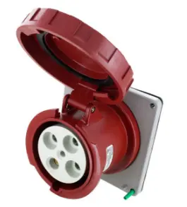 Ip67 Receptacle 100A  3Phase 480Vac  3P 4W  Watertight 1