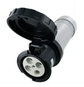 Ip67 Receptacle 100A  3Phase 600Vac  3P 4W  Watertight 1