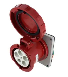 Ip67 Receptacle 100A  3Phase Delta 277/480  4P 5W  Watertight 1