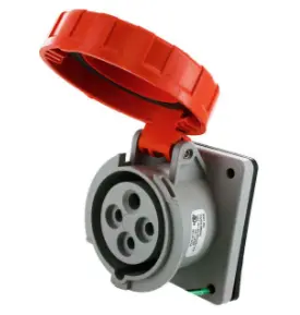 Ip67 Receptacle 20A  125/250Vac  3P 4W  Watertight 1