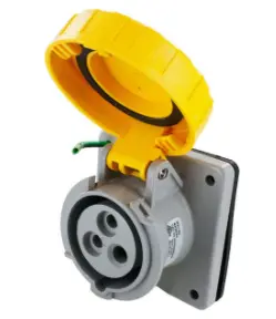 Ip67 Receptacle 20A  125Vac  2P 3W  Watertight 1