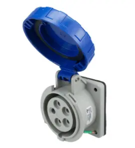 Ip67 Receptacle 20A  3Phase Delta 120/208  4P 5W  Watertight 1