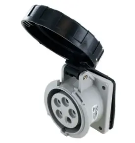 Ip67 Receptacle 20A  3Phase Delta 347/600  4P 5W  Watertight 1