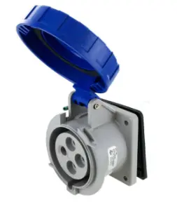 Ip67 Receptacle 30A  3Phase 250Vac  3P 4W  Watertight 1