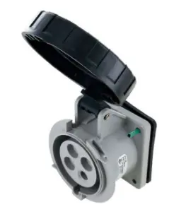 Ip67 Receptacle 30A  3Phase 600Vac  3P 4W  Watertight 1