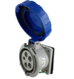 Ip67 Receptacle 30A  3Phase Delta 120/208  4P 5W  Watertight 1