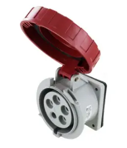 Ip67 Receptacle 30A  3Phase Delta 277/480  4P 5W  Watertight 1