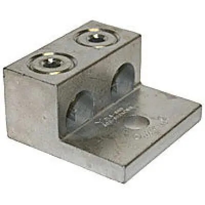 Lugs Alum Mech Lug 350-800 2Con 1Hole 1