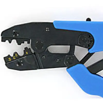 Non Insulated Terminals - Ratchet Crimp Tool, Crimper, Non-Ins  22-8 Awg 1