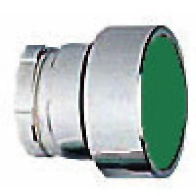 Push Buttons Flush Hd Sprg Ret Acttr Metal Green 1