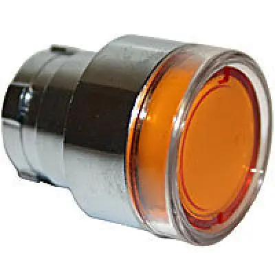 Push Buttons Flush Hd Sprg Ret Illum Acttr..Amber 1