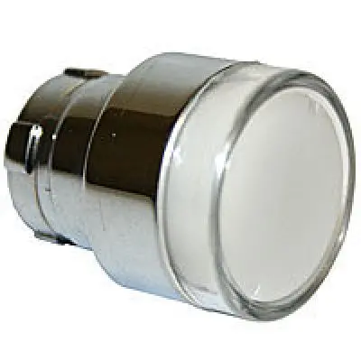 Push Buttons Flush Hd Sprg Ret Illum Acttr..White 1