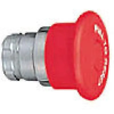 Push Buttons Mush Hd Push/Pull Metal Red Embosftd 1