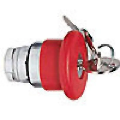 Push Buttons Mushroom Hd Key Rel Acttr, Red 1