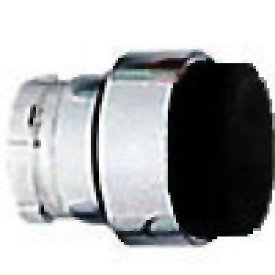 Push Buttons Prjctng Hd Sprg Ret Acttr, Metal, Black 1