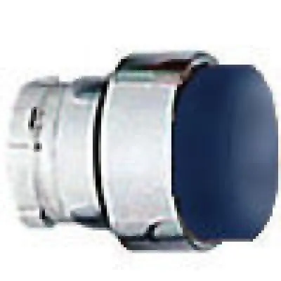 Push Buttons Prjctng Hd Sprg Ret Acttr, Metal, Blue 1
