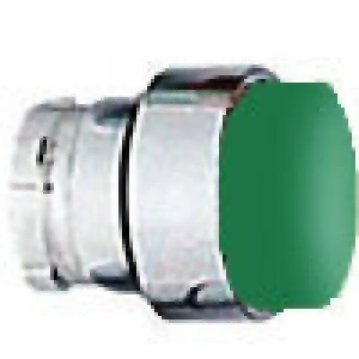 Push Buttons Prjctng Hd Sprg Ret Acttr, Metal, Green 1