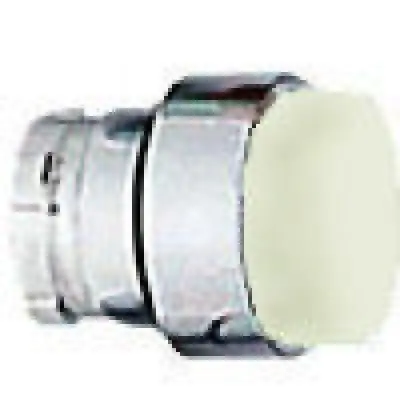 Push Buttons Prjctng Hd Sprg Ret Acttr, Metal, White 1
