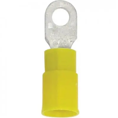 Pvc Yellow Ring 12-10 6S, 100 Pack - Reliable Connectors 1