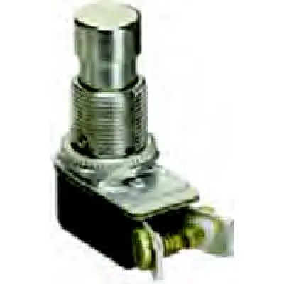 Switches Switch Push Button On Off Spst Metal Plu 1