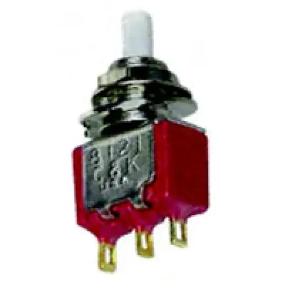 Switches Switch Push Button On (On) Spdt White Pl 1