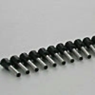 Terminals - Crimp Ferrule Strip 16Awg Black10/Pk 1