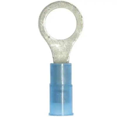 Terminals - Crimp Ring Nyl Blu 16-14 5/16Inch S 100Pk 1