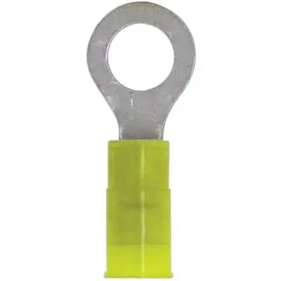 Terminals - Crimp Ring Nyl Yel 12-10 5/16Inch 100Pk 1