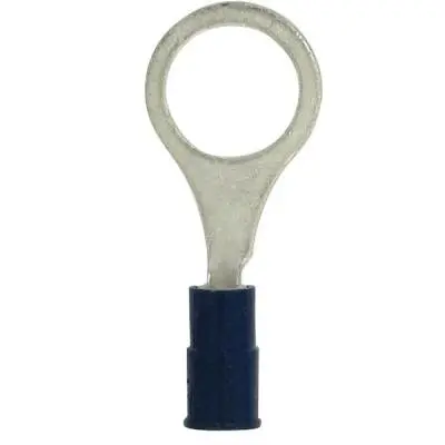 Terminals - Crimp Ring Pvc Blu 16-14 3/8Inch 100Pk 1