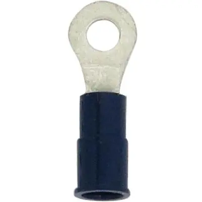 Terminals - Crimp Ring Pvc Blu 16-14 6 100Pk 1
