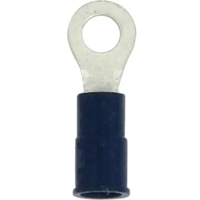 Terminals - Crimp Ring Pvc Blu 16-14 8 100Pk 1