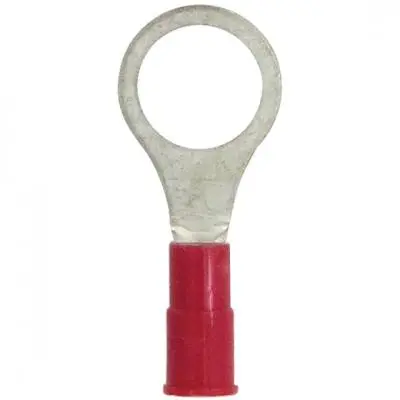 Terminals - Crimp Ring Pvc Red 22-18 5/16Inch S 100Pk 1