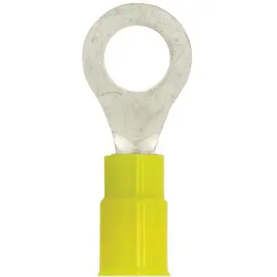Terminals - Crimp Ring Pvc Yel 12-10 5/16Inch  100Pk 1