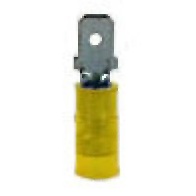 Terminals - Crimp Slide Nyl Ml Yl 12-10 .250 100Pk 1