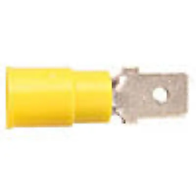 Terminals - Crimp Slide Pvc Ml Yl 12-10 .250 100Pk 1