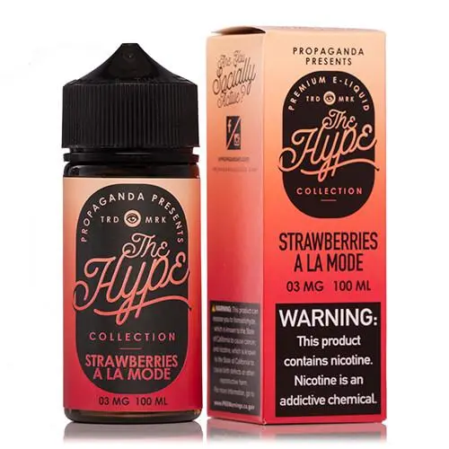 The Hype Collection Strawberries A La Mode By Propaganda 100Ml 1