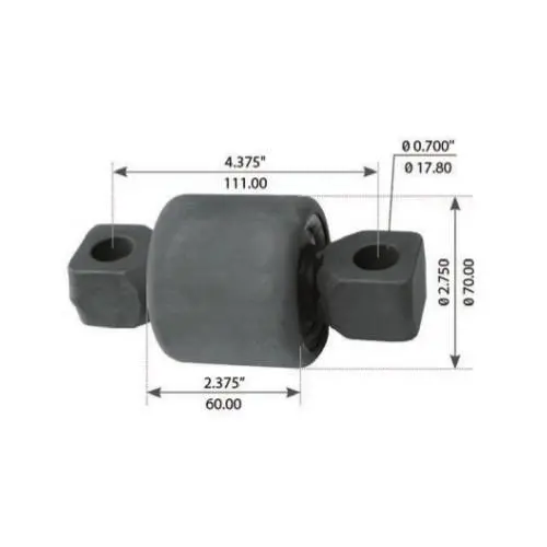 Torque Rod Bush For Kenworth Rear Suspensions - Replaces 836940, 839310 2