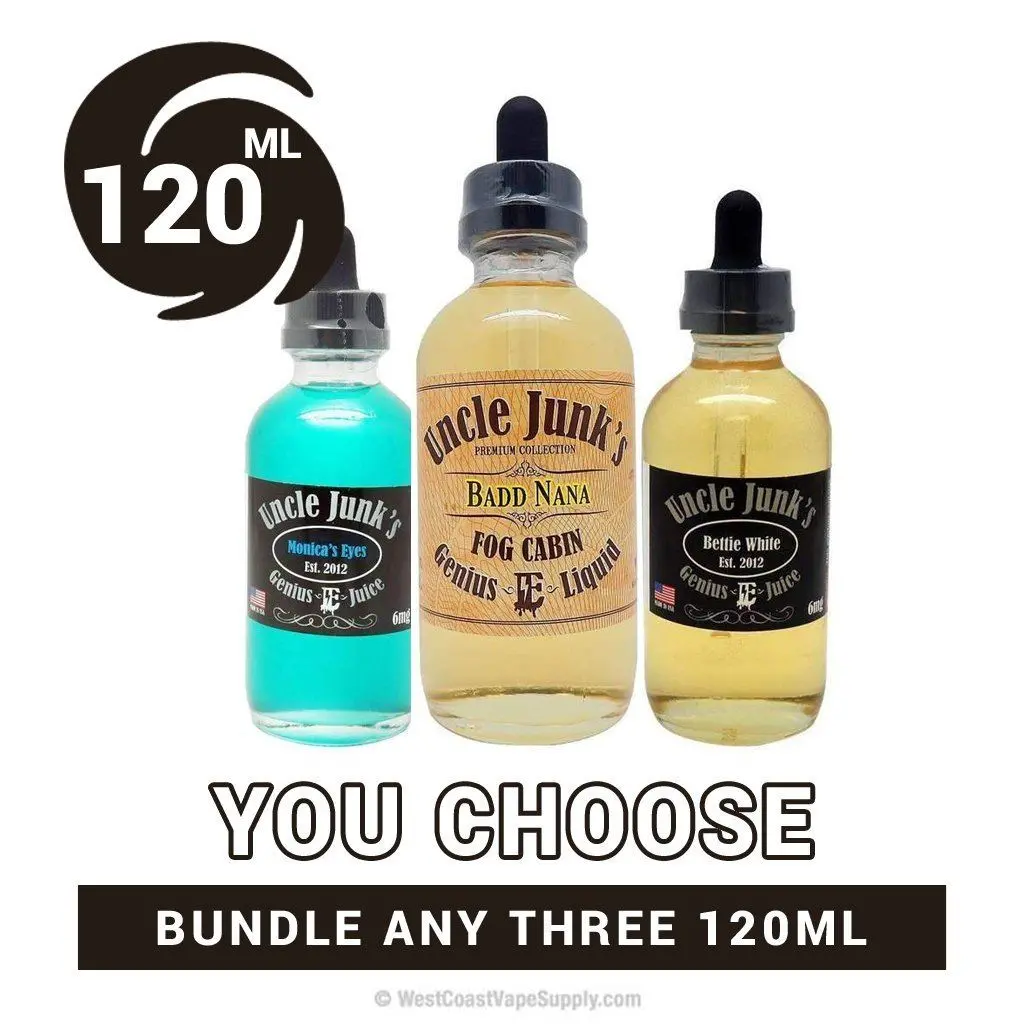 Uncle Junk's 120Ml Pick 3 Bundle 1