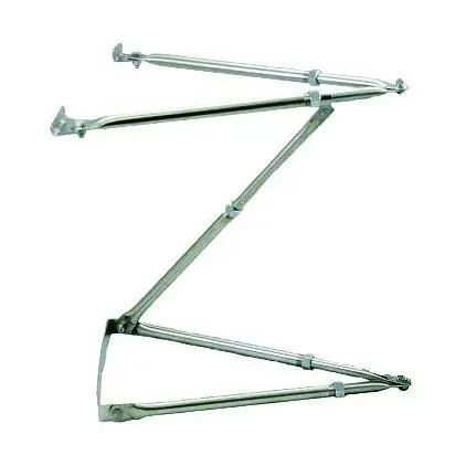 Fortpro Stainless Steel West Coast Style Arm Assembly | F245689 1